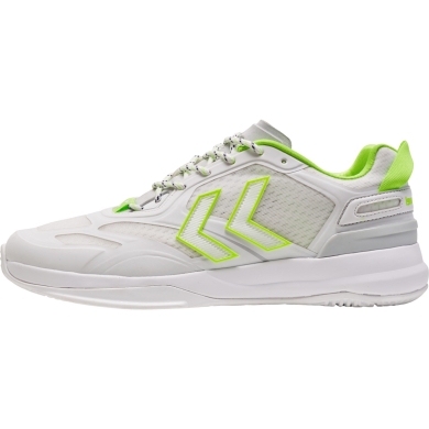 hummel Hallen-Indoorschuhe Dagaz 2.0 (Dämpfung) weiss/lime Herren